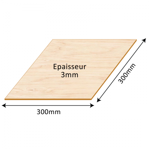 contreplaqué de peuplier pour machines laser