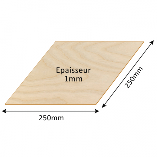 contreplaqué de bouleau pour découpe laser